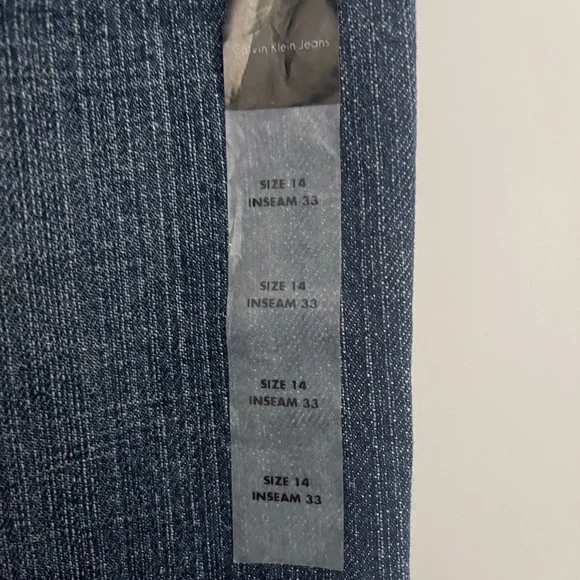 Calvin Klein Jeans - Dark Blue Women's Trouser Jeans Size 14 NWT - Picture 6 of 8